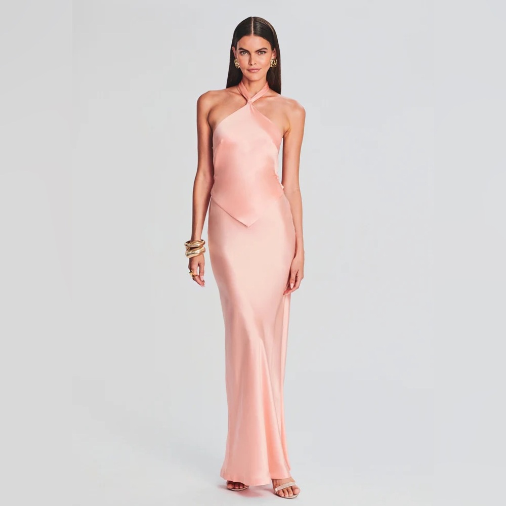 Retrofete Ester Gown in Cantaloupe Small